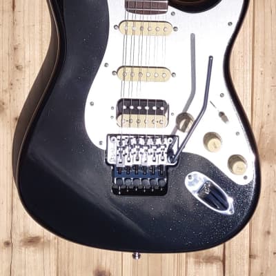 Fender Ultra Luxe Stratocaster® Floyd Rose® HSS, Rosewood Fingerboard, Mystic Black w/case image 1
