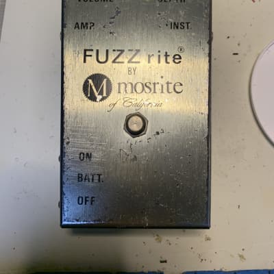 Mosrite Fuzzrite 1960s - Silver for sale