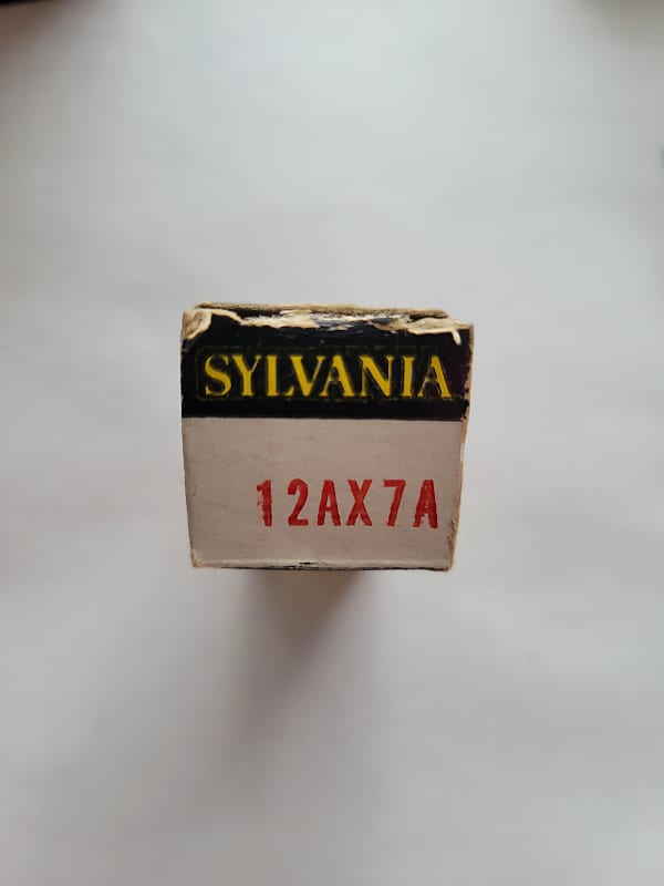 NOS In Original Box 1960's Sylvania USA Made 12AX7 Preamp Tube
