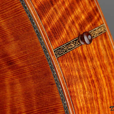 2014 Petros FS Lefty, Curly African Rosewood (Bubinga)/Curly Redwood image 17