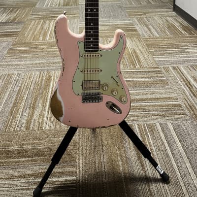 MJT Stratocaster 2010's Shell Pink Relic image 1