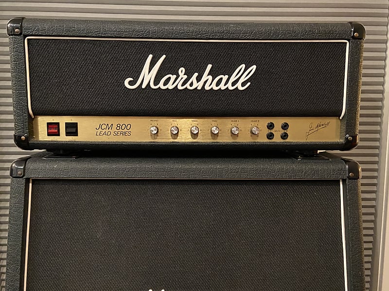 Marshall Jcm800 1959 Super Lead 100w Head 1989 Black Reverb