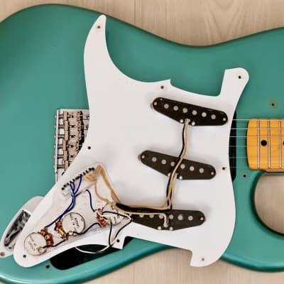 2006 Fender Stratocaster '57 Vintage Reissue ST57-58US Ocean Turquoise w/ USA Pickups, Japan CIJ image 17