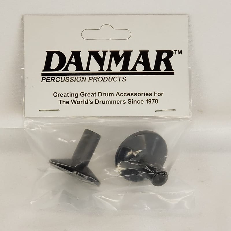 Danmar Cup Cymbal Sleeves 8mm Black 2pack image 1
