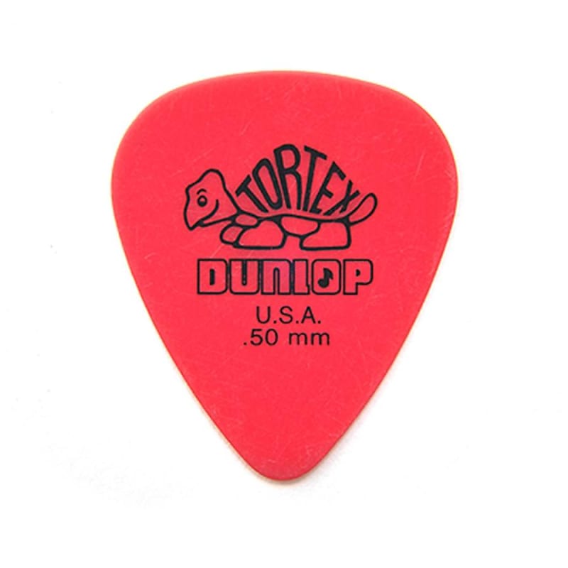 Dunlop 418r Tortex Standard Red .50 image 1