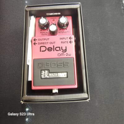 Reverb.com listing, price, conditions, and images for boss-dm-2w-delay-waza-craft