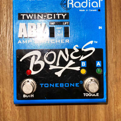 Reverb.com listing, price, conditions, and images for radial-tonebone-bones-twin-city