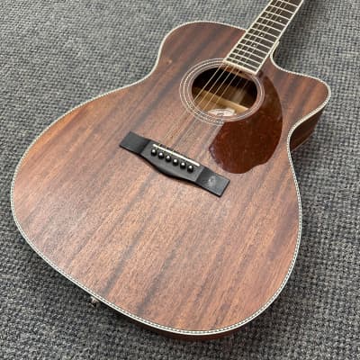 Fender PM-3 Standard Triple-0 All-Mahogany Acoustic Guitar Natural image 11