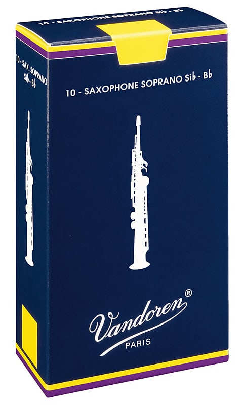 Vandoren Reeds Soprano Sax 2.5 Traditional (10 BOX) SR2025 image 1
