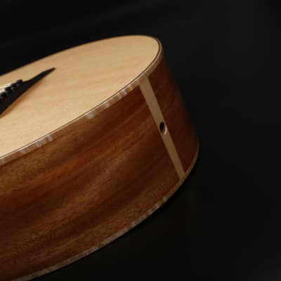 Avian Skylark 3A Natural All-solid Handcrafted African Mahogany Acoustic Guitar imagen 6