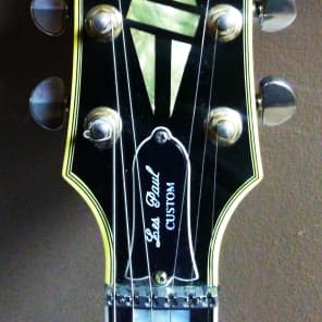 1957 Gibson Les Paul Custom Black Beauty Reissue. 3 pickup image 2