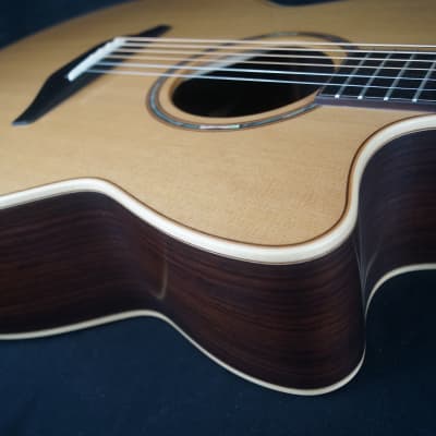 Brand New McIlroy A35c Western Red Cedar / Indian Rosewood Cutaway Auditorium Sized Acoustic image 13