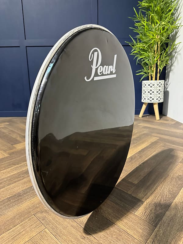Pearl Resonant Bass 22" Drum Head / Black #NX52 image 1
