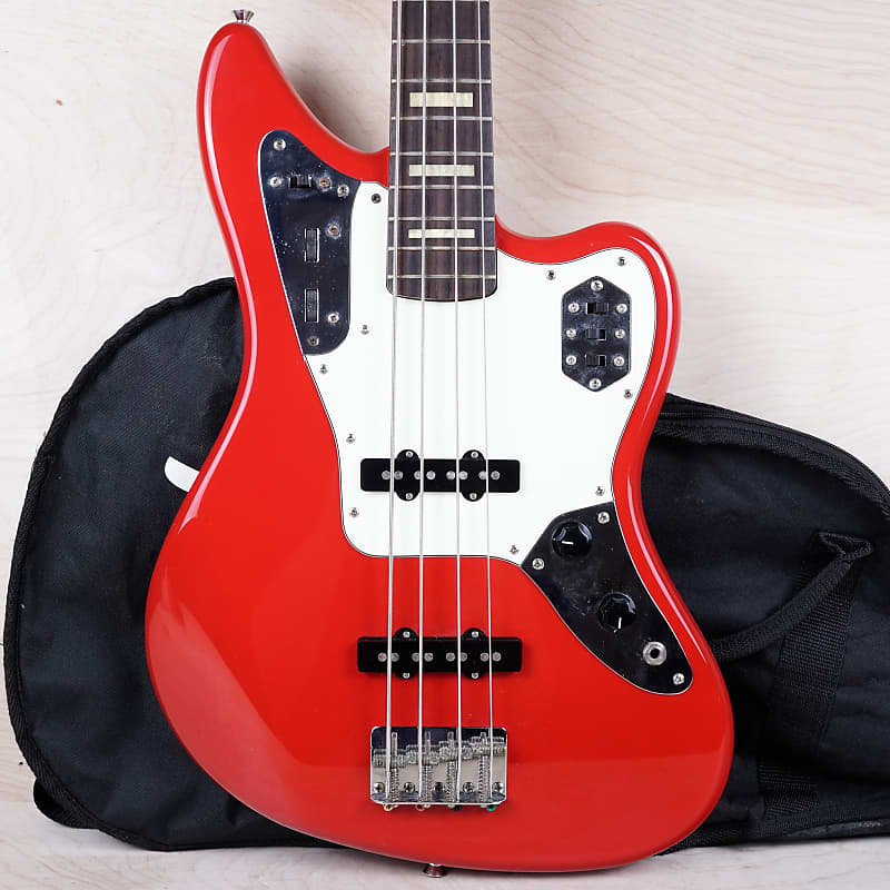【手渡し限定】Fender Japan Jagur Bass(JAB-97EQ) Fender Japan JAB Jaguar Bass Hot Rod Red – Chicago Music
