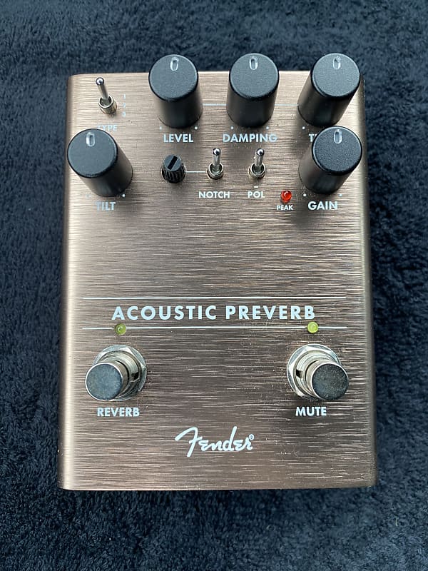 Fender Acoustic Preverb 2020 - Present - Brown image 1