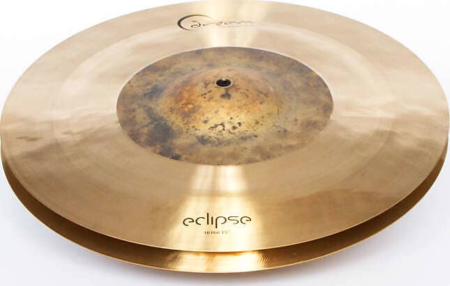 Dream Cymbals 15" Eclipse Series Hi-Hat Cymbals (Pair) 2020 - Present - Lathed/Unlathed image 1