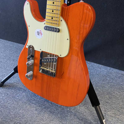 G&L Tribute Series ASAT Classic Left Handed Lefty Guitar Clear Orange. New! image 4