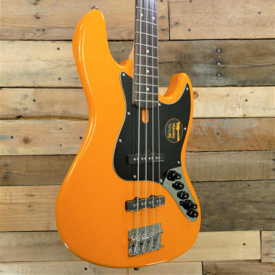 Sire Marcus Miller V3 4-string Jazz Bass Guitar 2022  - Orange - With Matching Headstock image 3