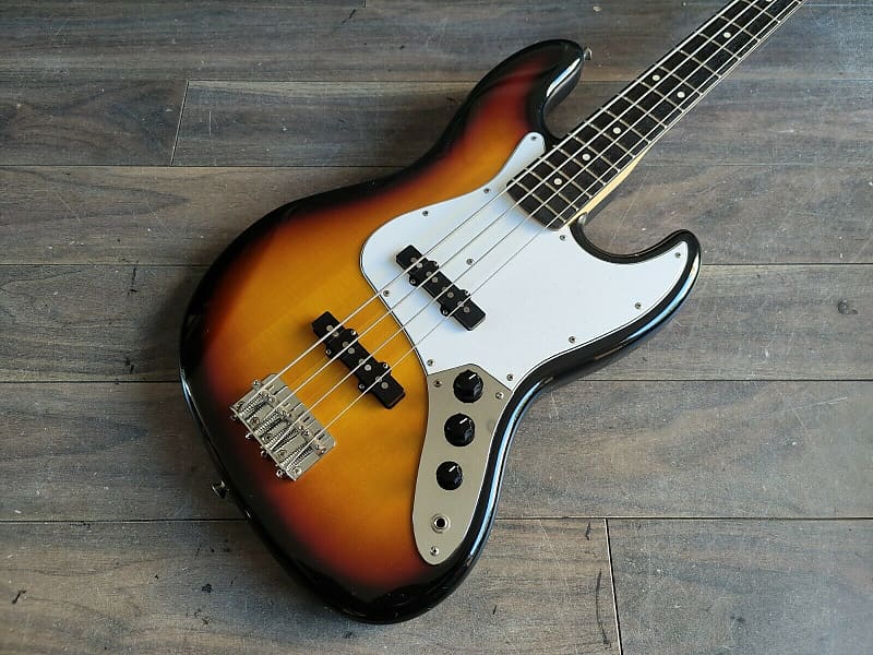 2012 FGN Japan (Fujigen) J-Standard Jazz Bass (Sunburst) image 1
