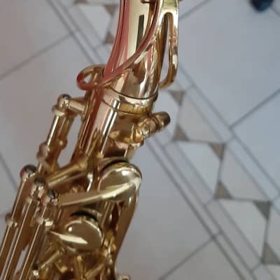 Early 80's Yamaha YAS 32 alto saxophone purple logo! sax Early 80's Yamaha YAS 32 alto saxophone purple logo! sax