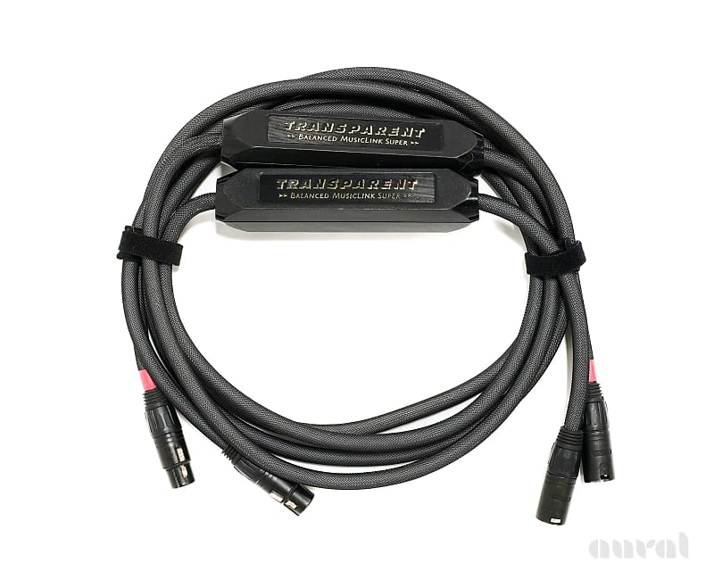 Transparent Audio MusicLink Super // Preowned / Balanced XLR Interconnects / 6ft Pair / 2  			
