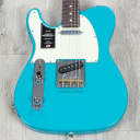 Fender American Professional II Telecaster Left-Handed Guitar, Miami Blue