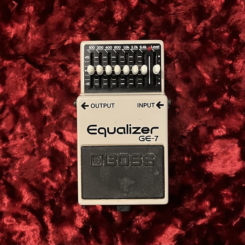Boss GE-7 Equalizer Pedal (Black Label) MIJ Japan | Reverb