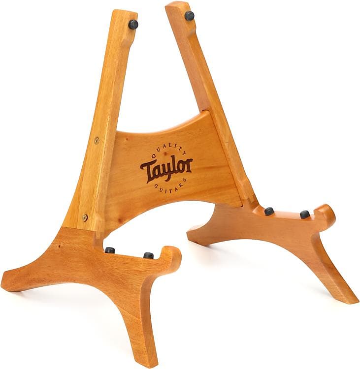 Taylor Guitar Stand - Mahogany Natural Finish | Reverb