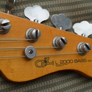 G&L L2000 Bass 1981 Transparent Red - Made in USA image 4