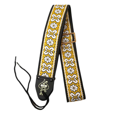 Ace Vintage Reissue Peace and Dove Guitar Strap by D'Andrea - Made in –  Megatone Music