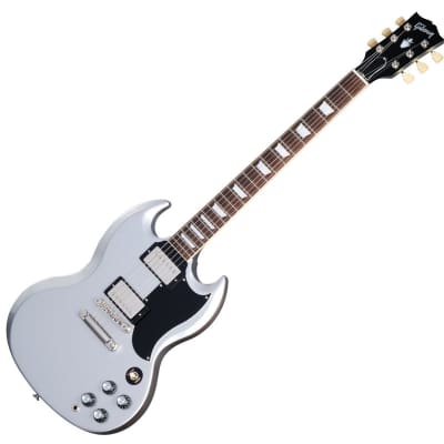 Gibson SG Standard '61 Stop Bar Silver Mist image 2