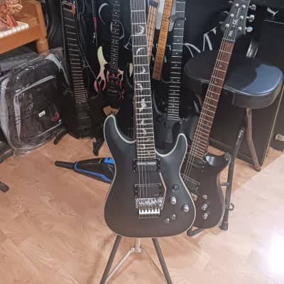 SCHECTER DAMIEN ELITE FR, EMG 81/85 2010's Metallic Blue | Reverb