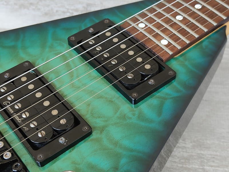フライングV アンプ内蔵ギター grover jackson 1996 Grover Jackson Japan Mini Rhoads Flying V w/Onboard