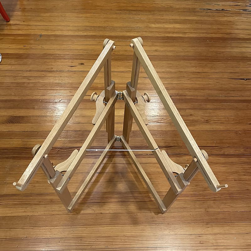 Hammered Dulcimer Stand Height Adjustable, Wood Reverb