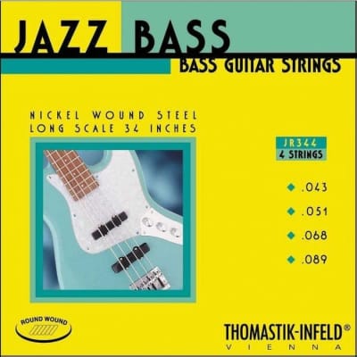 Thomastik-Infeld JR344 Jazz Round Wound Electric Bass Strings, 43-89 image 2