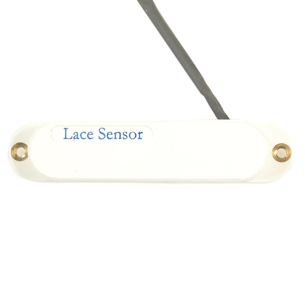 Lace Sensor Blue w/White Cover Guitar Pickup image 1