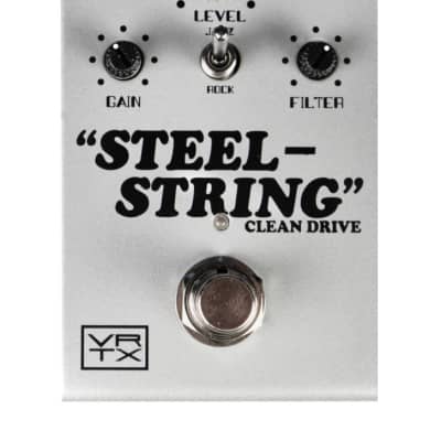 Vertex Steel String Clean Drive True Bypass Guitar Effects Pedal Stompbox  Gold | Reverb