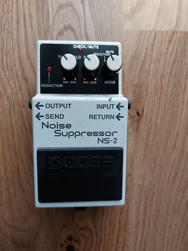 Boss NS-2 Noise Suppressor (Silver Label) 1989 - Present - White image 1