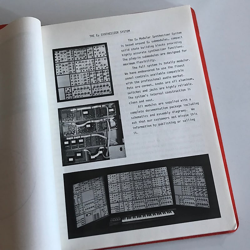 E-mu Modular System  1976 (Eµ Systems) Technical & Product Catalog ~ Excellent ~ 114 Pages  ~ RARE image 1