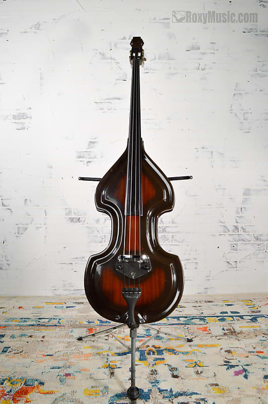 Vintage 1960s Ampeg Bb4 Baby Bass Stand Up Electric Bass Reverb