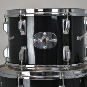 Rogers Jet Black Pearl "Powertone" Drum Kit w/ 26" Bass Drum image 8