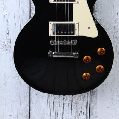 Epiphone 2008 Les Paul Standard Solid Body Electric Guitar Ebony Finish for sale