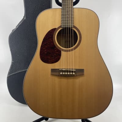 Cort Earth100F NS Solid Sitka Spruce/Mahogany Dreadnought with Electronics 2010s - Natural Satin for sale