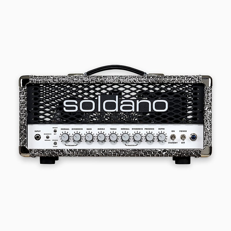 Soldano SLO-30 Custom Snakeskin 30 Watt Tube Guitar Amplifier Head image 1