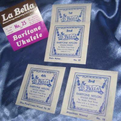 La Bella Three (3) Sets of Baritone Ukulele Strings image 3
