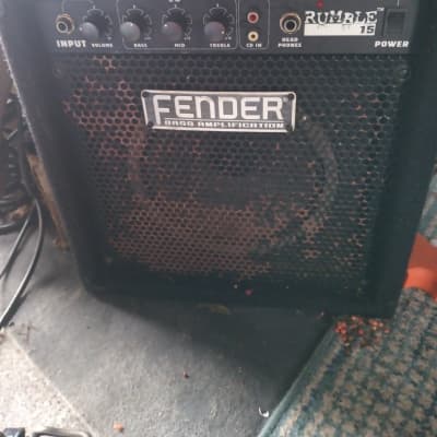 Fender Rumble 15 120V 15-Watts Portable Bass Amplifier with
