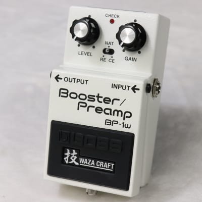 20日迄限定値下　BOSS WAZA CRAFT BP-1W BOSS BP-1W Waza Craft Booster/Preamp Effects Pedal | Music