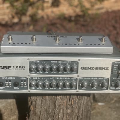 Genz Benz GBE 1200 Bass Amp Head w/ Footswitch image 1