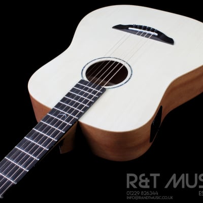 Faith FDS Nomad Mini-Saturn Electro Acoustic Guitar in Natural Satin w/Softcase image 5