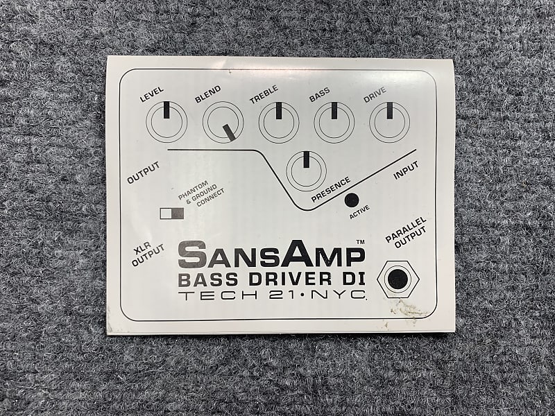 Tech 21 Sansamp Bass Driver DI